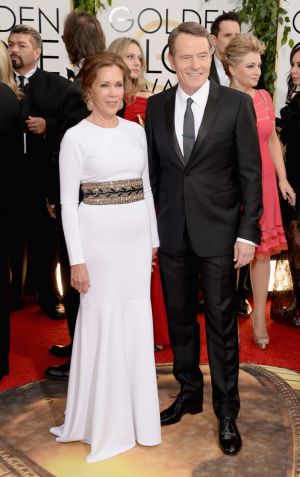 2014 Golden Globes - Red Carpet - Bryan Cranston and Robin Dearden